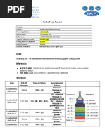 Pull Off Test Report Refinary