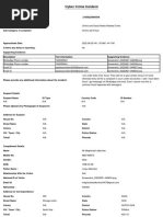 Cyber Crime Incident