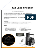 WP92022 Load Checker: Reliably Check Loads To Determine Approximate Weight Right On Your Lift Truck!