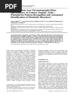 Halket (1999) - Deconvolution Gas Chromatography Mass Spectrometry of Urinary Organic Acids - Potential For Pattern Recognition and Automated Identification of Metabolic Disorders