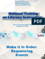 National Training On Literacy Instruction