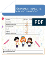 Examen Primer Trimestre Sexto Grado