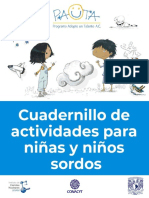 Cuadernillo Actividades Científica para NNA Con Discapacidad Auditiva