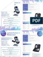 Lumiso Pooltest 6 Photometer: Features Included