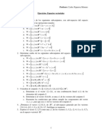 Ejercicios Espacios Vectoriales