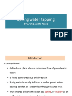 3 - Spring Water Tapping