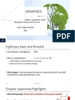 Macroeconomics: Chapter 2: Goods Market - Economic Cycle, Keynesian Cross and IS Curve