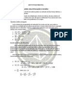 PD Divisão e Multiplicação de Radicais