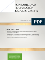 RESPONSABILIDAD POR LA FUNCIÓN PÚBLICA Diapositivas