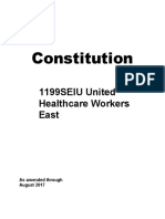 1199SEIU United Healthcare Workers East Bylaws