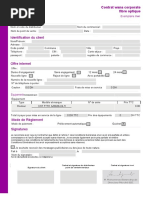 Contrat Fibre Ag