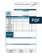 GH-FT-015 Evaluación de Seguimiento