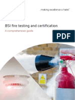 BSI Fire Testing and Certification: A Comprehensive Guide