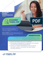 Folleto Examen TOEFL ITP Mayo Julio