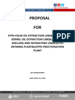 Cost Proposal For 5tonnes Per Hour Palm Oil Extraction Plant