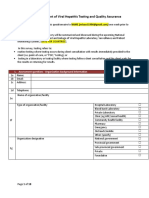 Rapid Assessment of Viral Hepatitis Testing and Quality Assurance