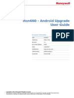 Hon660 - Android Upgrade User Guide: Honeywell