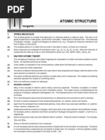 Chemistry Atomic Structure Theory Examples Exercises