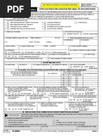 Application For Associated Health Occupations: I - Active Military Duty