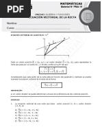 PMA-19 - Ecuacion Vectorial Recta R2 y R3