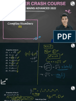 Complex Number 01 - Class Notes - Document From Samir Kumar