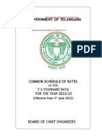 01.telangana Schedule of Rates Yr 2022-23 Download From Panchayatraj Engineers Blog