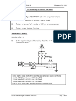 Lab 2 - Interfacing To Switches and LED's Objectives