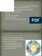 Introduction To Environmental Science