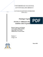 Potencial Osmótico en La Germinación