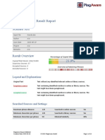 Plagiarism Scan Result Report: Scanned Text