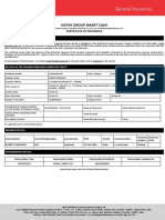 Kotak Group Smart Cash: Certificate of Insurance