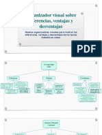 Organizador Visual Sobre Diferencias, Ventajas y Desventajas