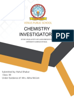 Chemistry Project Class XII