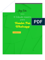 El Embudo Maestro para Vender Por Whatsapp (P)