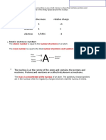 Atomic Structure Notes