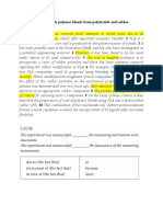 The Synthesis of Flexible Polymer Blends From Polylactide and Rubber 1 Polylactide (PLA) Has Received Much Attention in Recent Years Due To Its