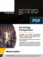 Sociology, Anthropology Psychology Perspectives