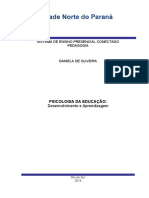 Psicologia Da Educação - Desenvolvimento e Aprendizagem