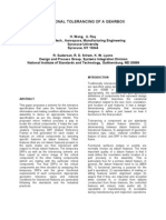 Functional Tolerancing of A Gearbox