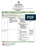 Weekly Home Learning Plan For Grade 7