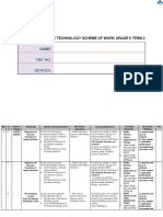 Science and Technology Grade 5 Term 2 Schemes of Work