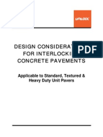 Unilock Design Considerations