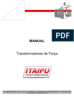 MTF-IAU - Manual de Instalaação e Manutenção de Transformador de Força It...