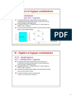 Algèbre Et Logique Combinatoire