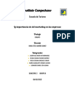 Ensayo. - Importancia Del Marketing en Las Oranizaciones.