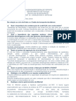 Estudo Dirigido Bioquimica Ciclo de Krebs e Cadeia de Transporte de Eletrons