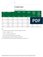 II. Conductors and Cable Data: Table A-2.1