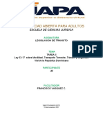 Ley 63-17 Sobre Movilidad, Transporte Terrestre, Tránsito y Seguridad Vial de La Republica Dominicana