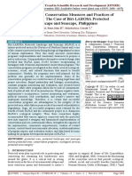 Protected Area Conservation Measures and Practices of Community The Case of Biri LAROSA Protected Landscape and Seascape, Philippines