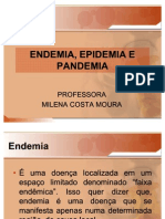 Endemia, Epidemia e Pandemia